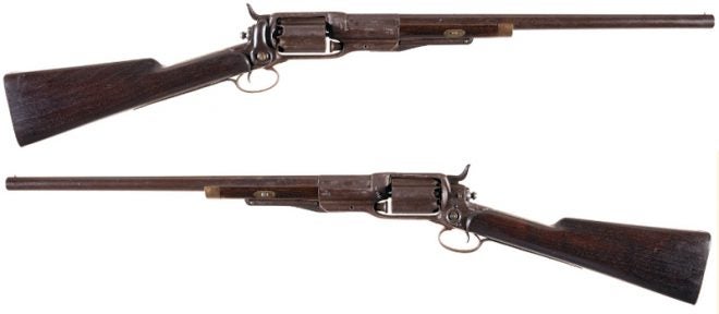 Watch: Colt 1855 10 Gauge Revolving Shotguns