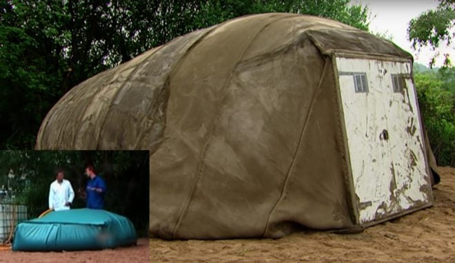 Watch: Making a Concrete Tent