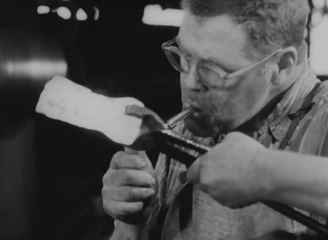 Watch: Making Axes in 1965’s Oakland, Maine
