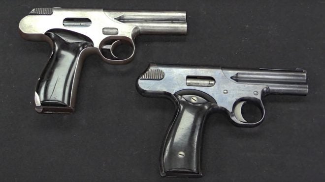 Watch: A Mysterious Pair of Experimental Pistols