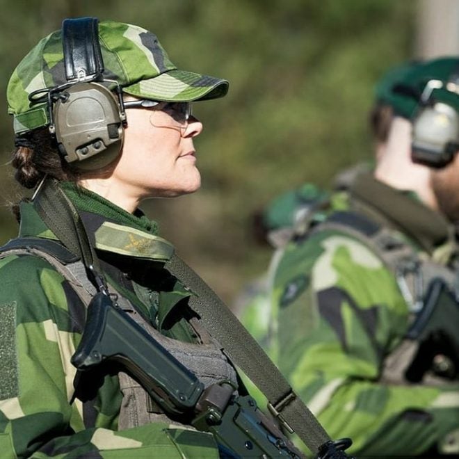 Swedish Crown Princess at the range