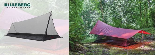 The Hilleberg Mesh Tent 1 backcountry camping shelter.