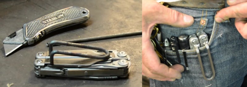 Watch: DiResta Welds a Pocket Clip to a Leatherman Watch: DiResta Welds a Pocket Clip to a Leatherman