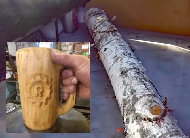 Watch: Making a Wooden Mug Without a Lathe