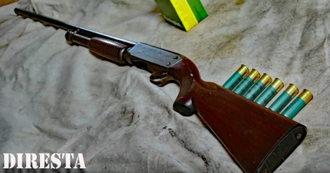 Ithaca model 37 shotgun