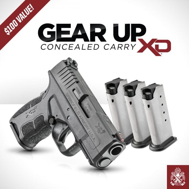 Springfield Armory Announces Their Latest Gear Up Pacakage: Gear Up: Concealed Carry XD