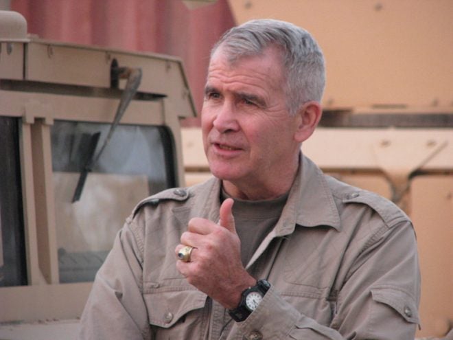 New NRA President Oliver North Supported the Assault Weapons Ban, Waco Raid