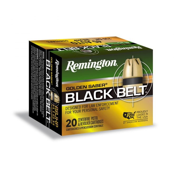 New from Remington: Golden Saber Black Belt 45 Auto