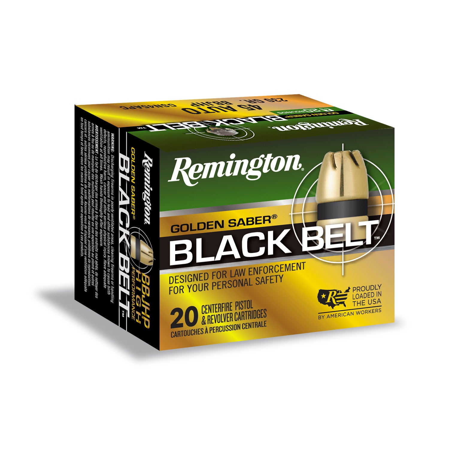 New from Remington: Golden Saber Black Belt 45 Auto