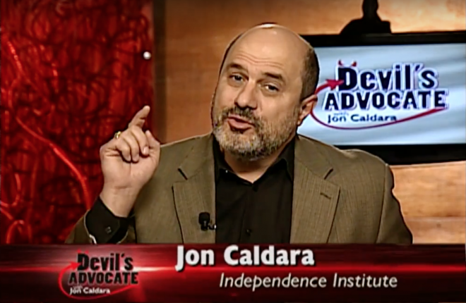 Jon Caldara, president of Independence Institute, has even taken a unique approach to his lawsuit against the city. 