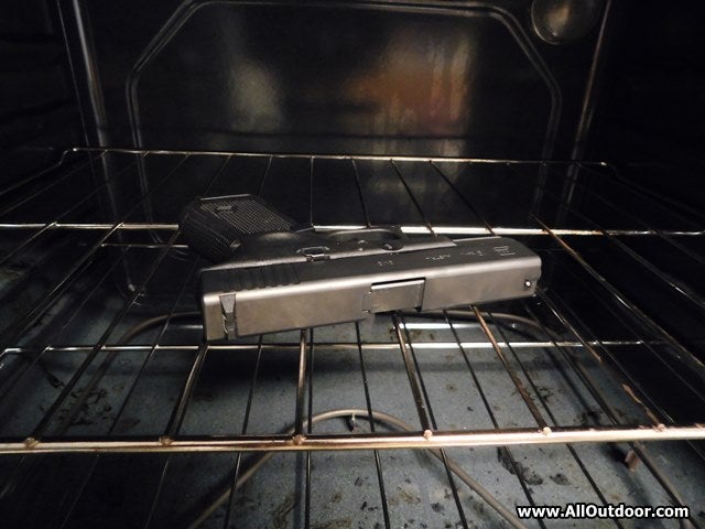 Friendly Reminder: Do Not Keep a Gun in the Oven
