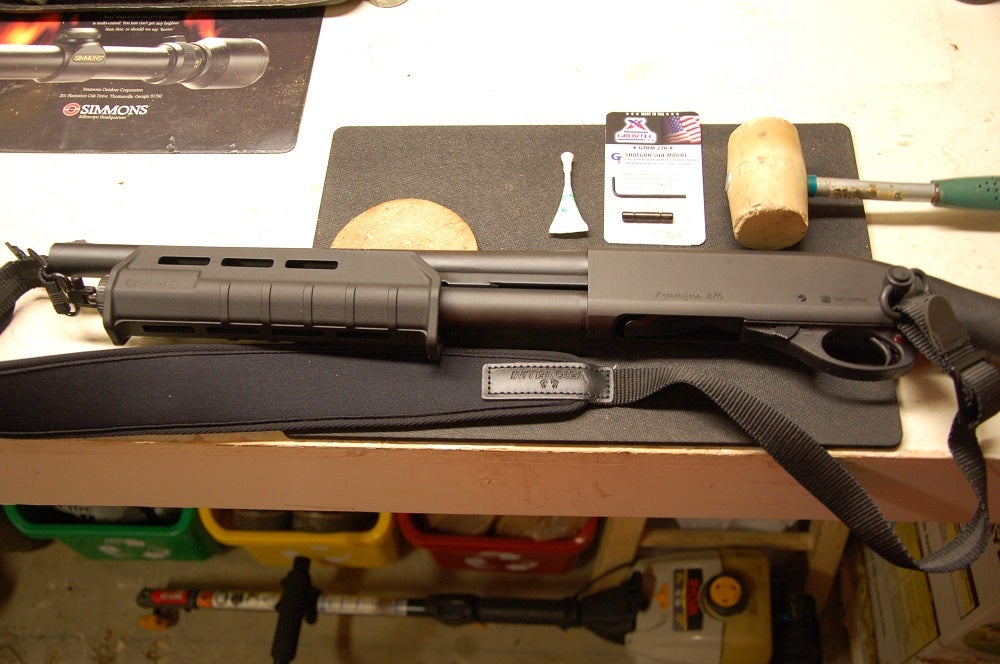 Converting the Remington Tac-14 to Shoulder Carry Converting the Remington Tac-14 to Shoulder Carry