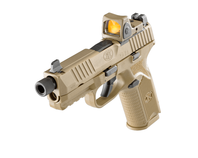 FN 509 Tactical 9mm Pistol with Innovative Patent-Pending Low-Profile Optics Mounting System