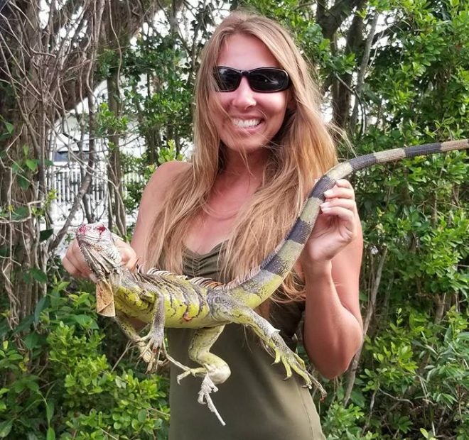 Minneapolis Woman Hunts and Eats Iguanas