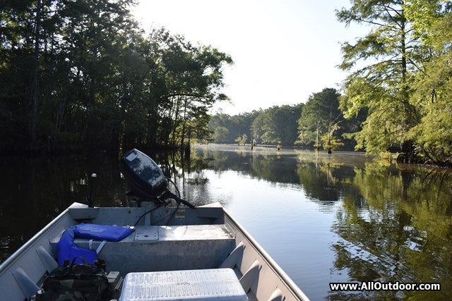 Crappie fishing boat