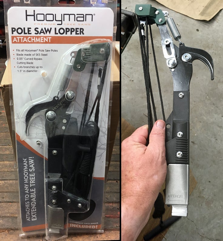 Hooyman pole saw lopper pruner