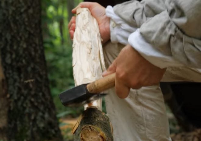 How to Make a Wooden Mallet or Maul With Just an Axe