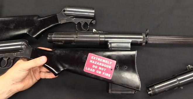 Video: S&W 1940 Light Rifle, a 9mm Semi-Auto War Gun