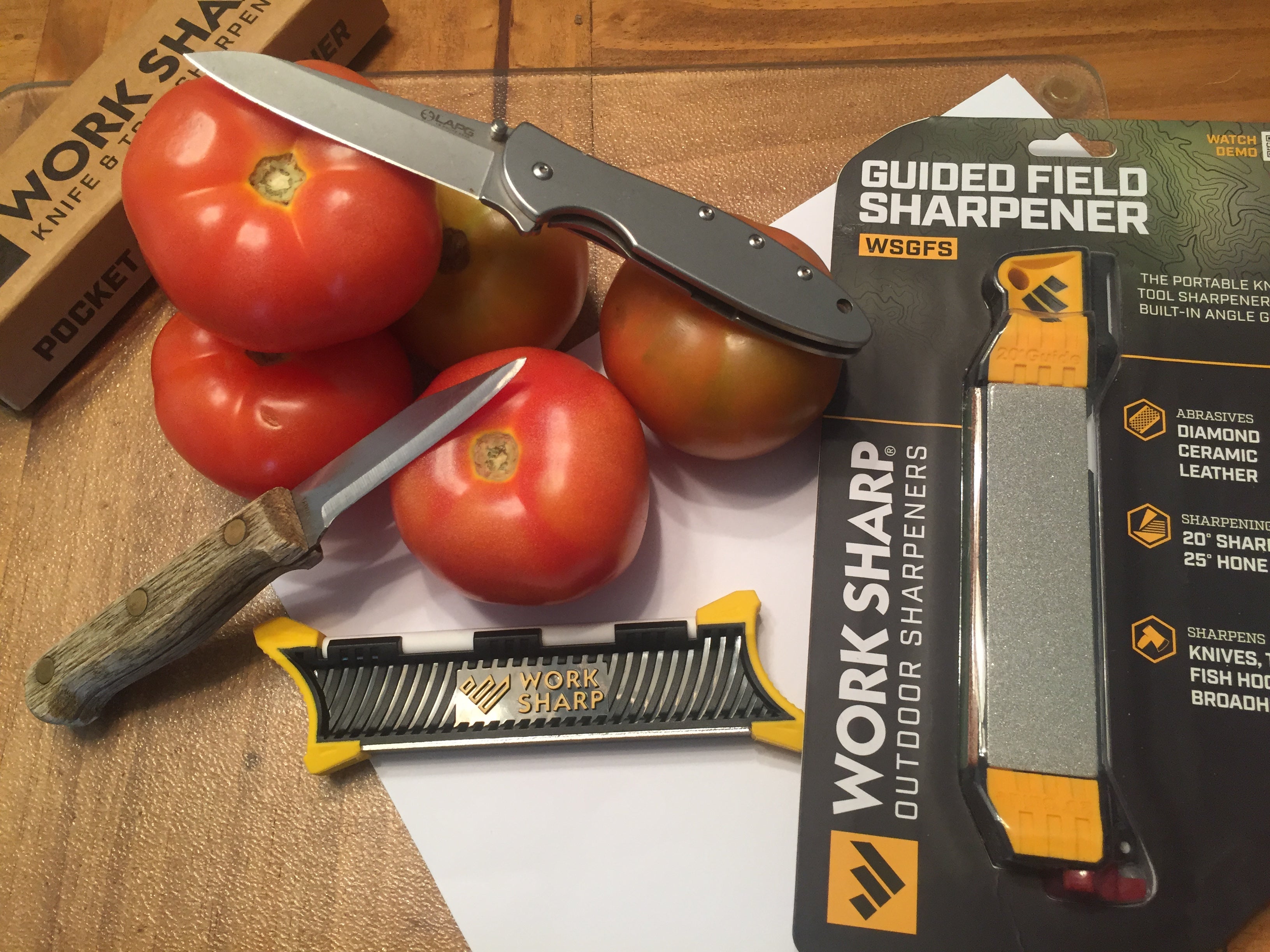 Hone away from home with Work Sharp hand tools Hone away from home with Work Sharp hand tools
