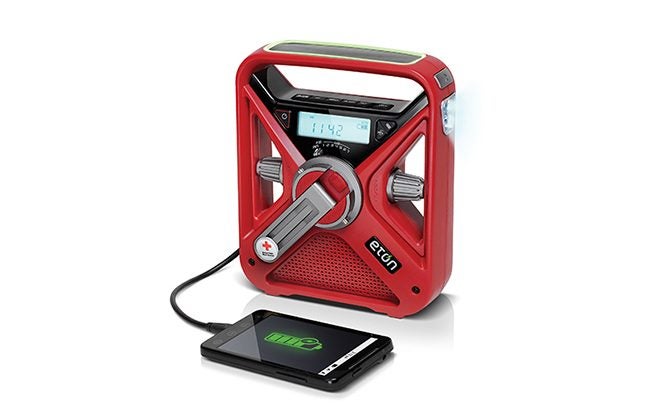 This Hand-Crank Emergency Weather Radio and Smartphone Charger is Now On Sale