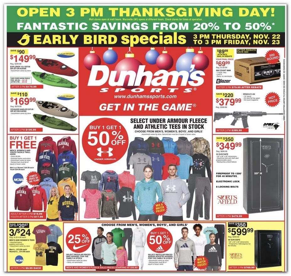 Dunhams Black Friday 1