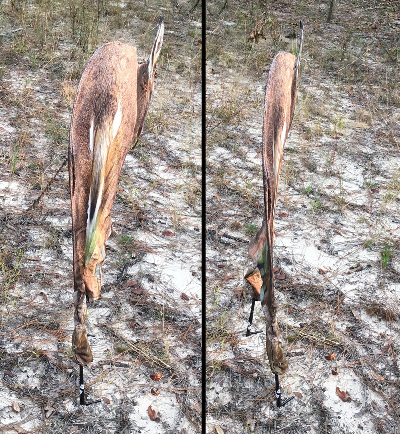 Deer Rump decoy side views