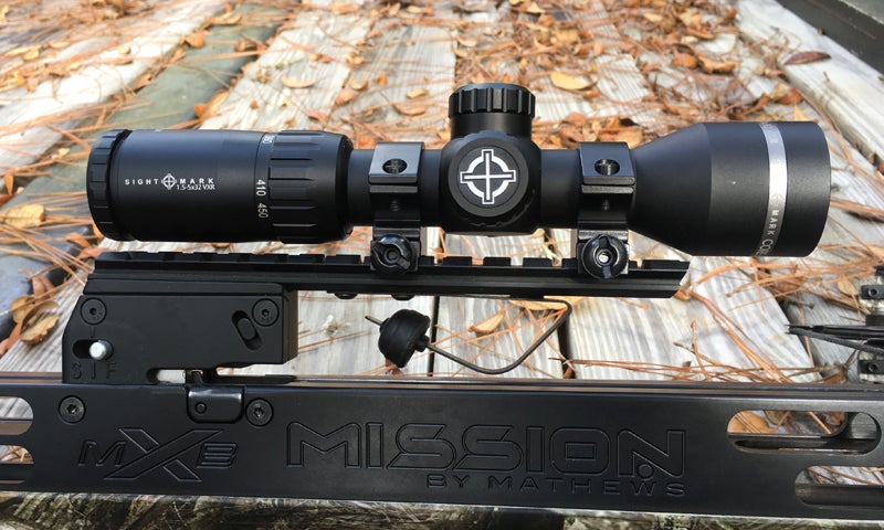 Right side of Sightmark Core SX 1.5-5x32 Crossbow Scope