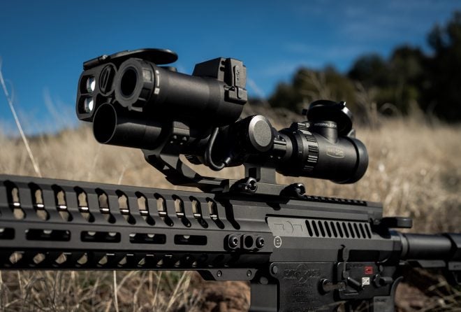 (SHOT Show 2019) Sector Optics G1T2 1-8x Scope with Thermal, LRF, Wind Sensor
