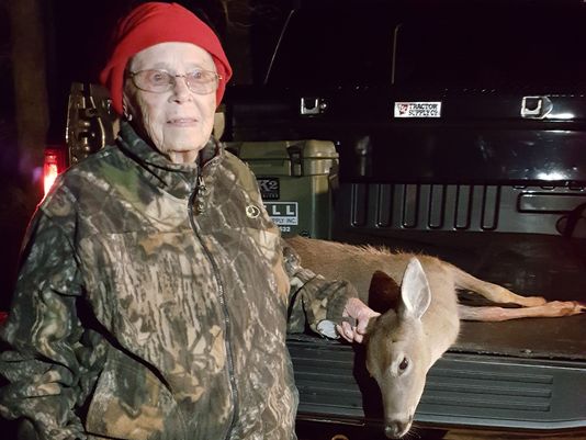 100-Year-Old Woman Still Hunts Deer