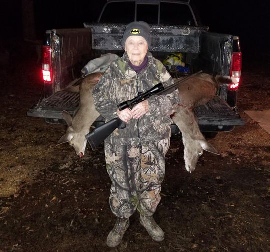 101-Year-Old Bertha Vickers Bags 2 Deer with 1 Shot