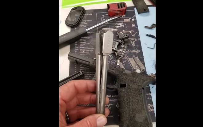 Results of a Squib Explosion in a Glock 35 Pistol