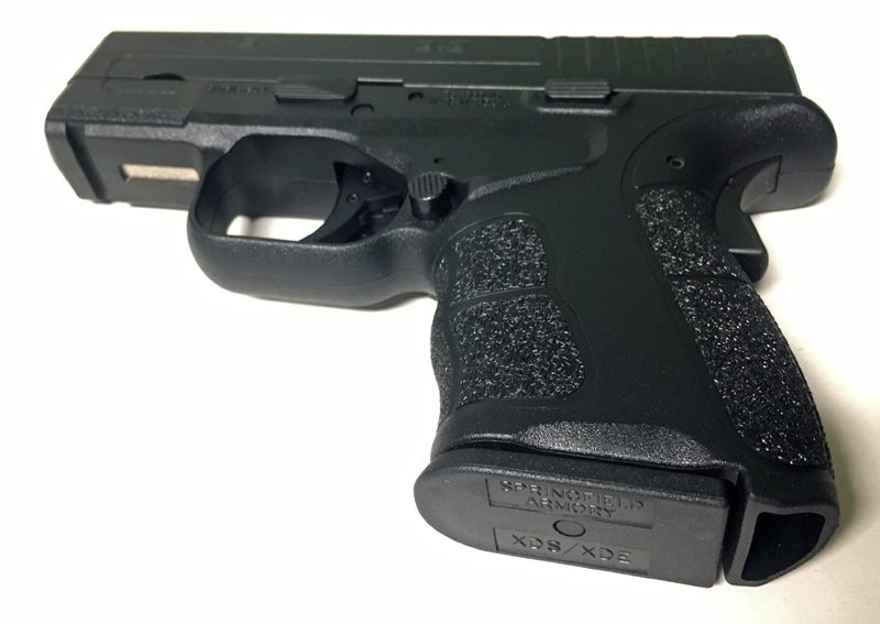 Springfield Armory XD-S Mod.2® 9mm with flat magazine floor plate.