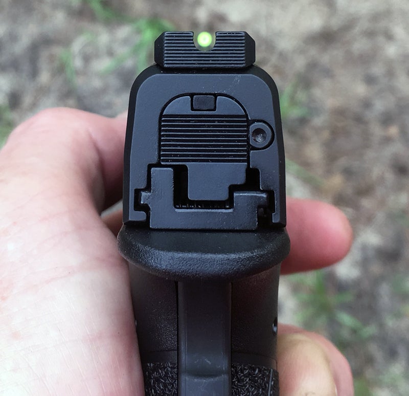 XD-S Mod.2® 9mm sight picture.