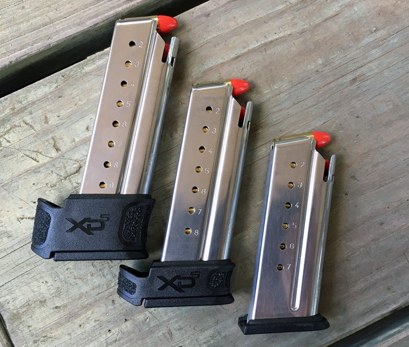 XD-S Mod.2® 9mm magazines loaded with Federal American Eagle 115-grain Syntech TSJ ammo.
