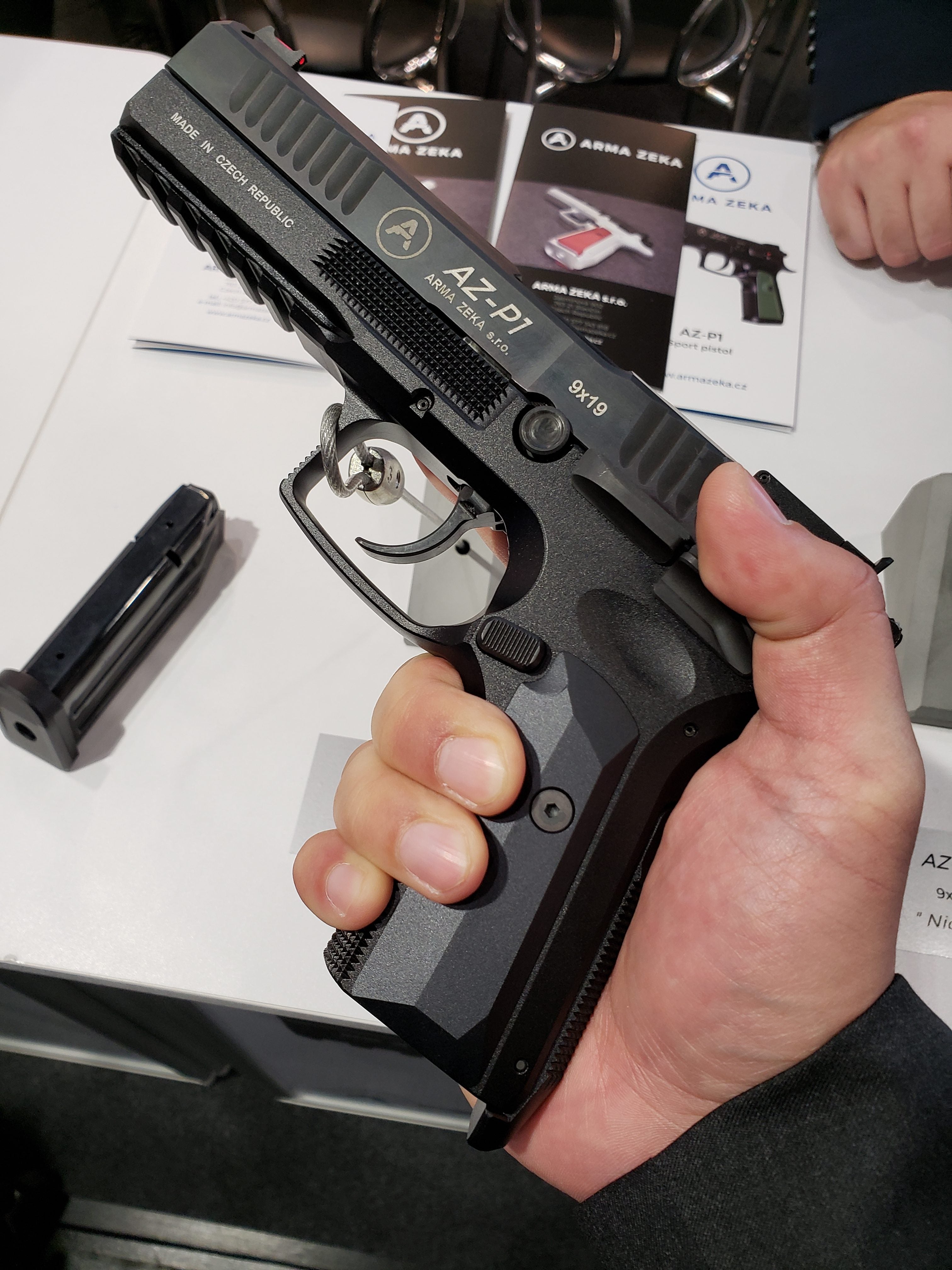 (IWA 2019) Arma Zeka AZ-P1 9mm Sport Pistol (IWA 2019) Arma Zeka AZ-P1 9mm Sport Pistol