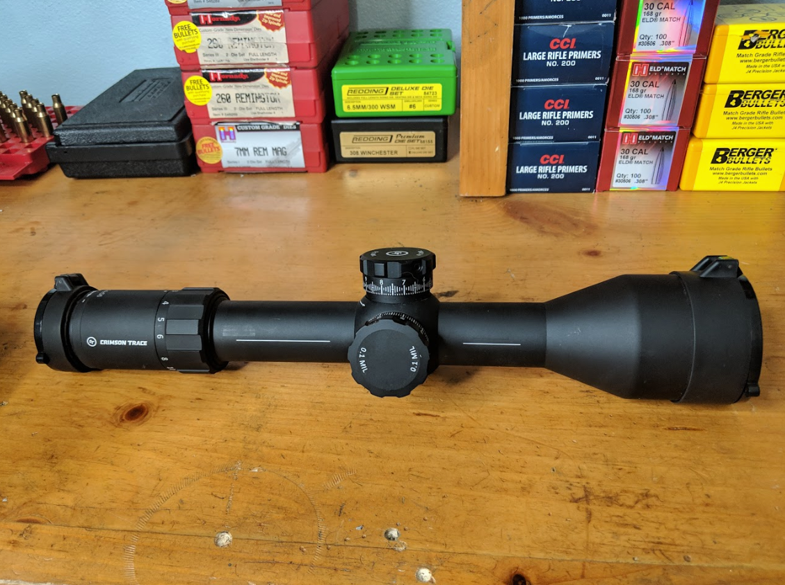 The Crimson Trace CTL-5324 5-Series™ Tactical Riflescope 3-24X56MM The Crimson Trace CTL-5324 5-Series™ Tactical Riflescope 3-24X56MM