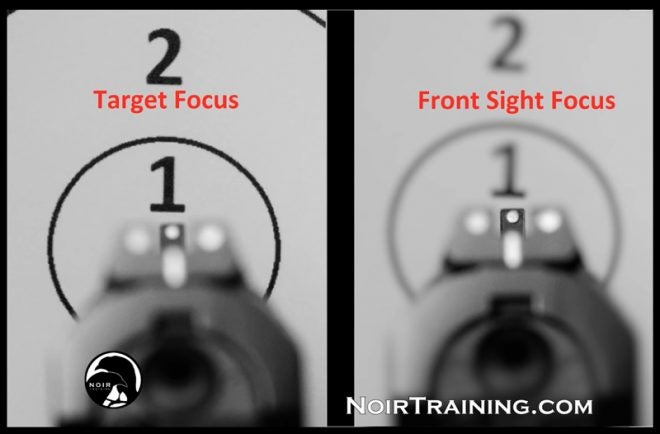Handgun Shooting: Don’t Focus on the Front Sight