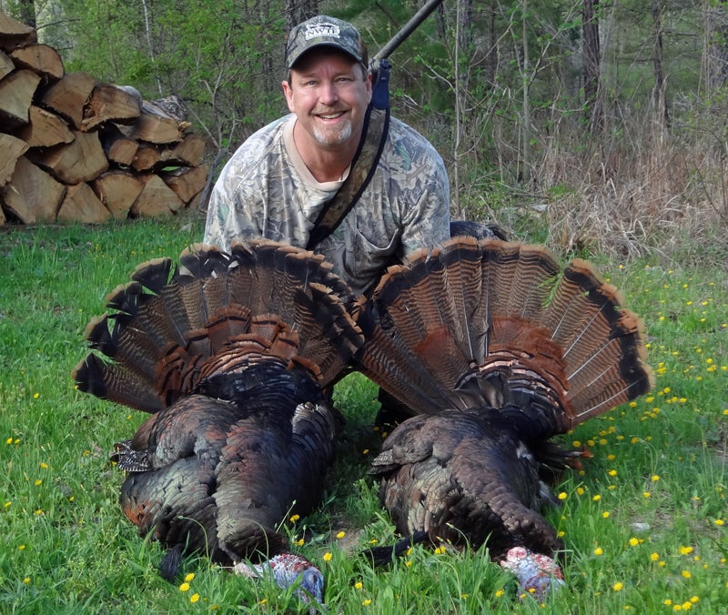 Wes got two longbeards in one morning!