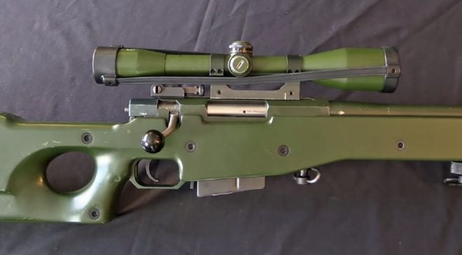 First Modern Sniper Rifle: “Green Meanie” L96A1