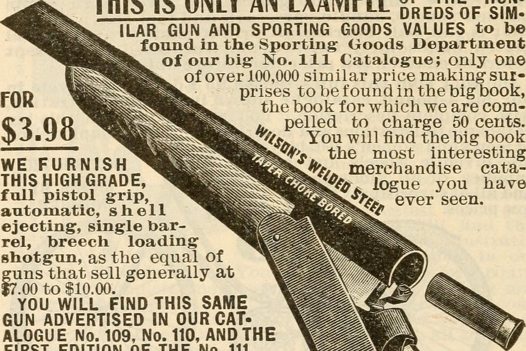 Gun Control Lesson From an Old Sears Catalog Gun Control Lesson From an Old Sears Catalog