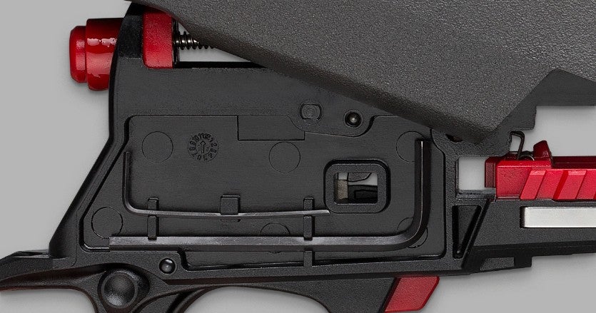 The included allen wrenches store inside the stock on the lower receiver.
