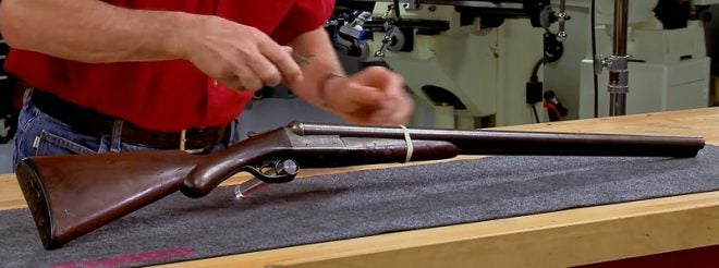 Larry Potterfield Repairs a Remington 1900 Double Barrel Shotgun