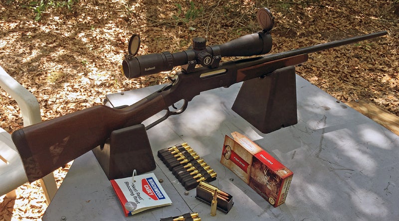 BC Nest Rest with Henry Long Ranger rifle in 6.5 Creedmoor.