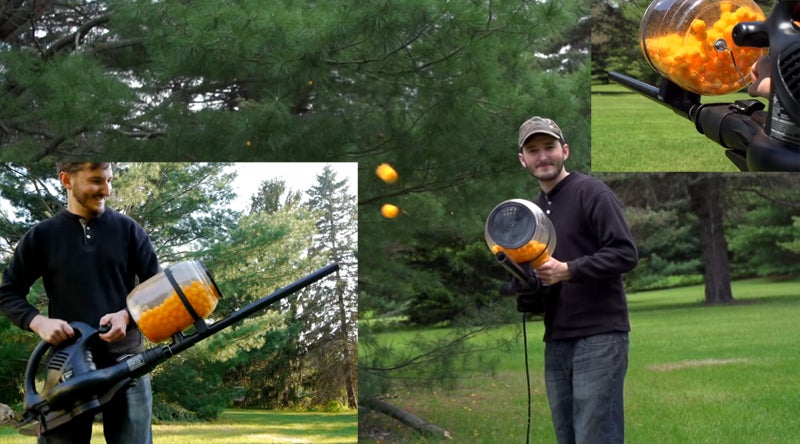 Make Your Very Own Cheese Ball Machine Gun Make Your Very Own Cheese Ball Machine Gun