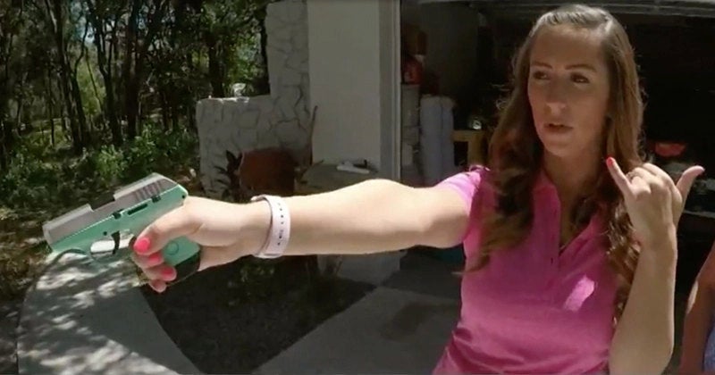 Cops Leave Mother Hanging While She Holds Gun on Intruder Cops Leave Mother Hanging While She Holds Gun on Intruder