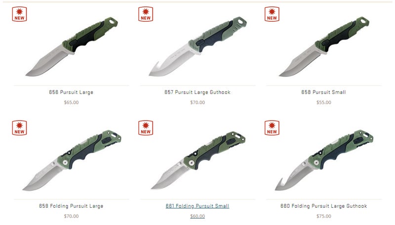 New “Pursuit” Hunting Knives from Buck New “Pursuit” Hunting Knives from Buck