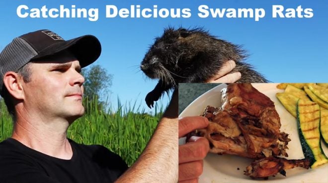 Catching and Eating Nutria “Swamp Rats”