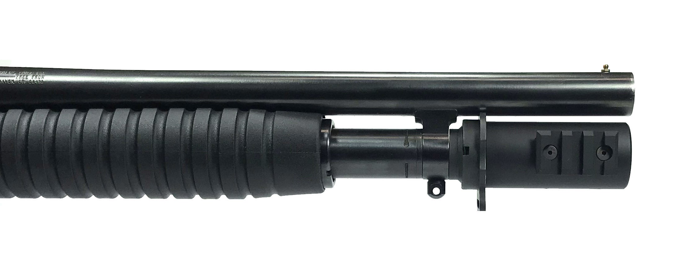 Choate Night Manager accessory mount for Mossberg Model 500. (Image: Choate Machine & Tool)