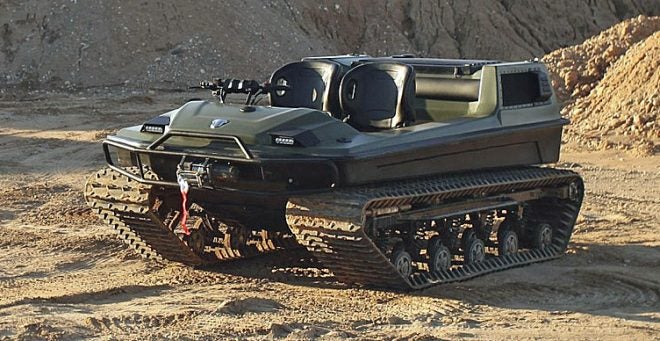 The Russian Tinger Track Mini-Tank