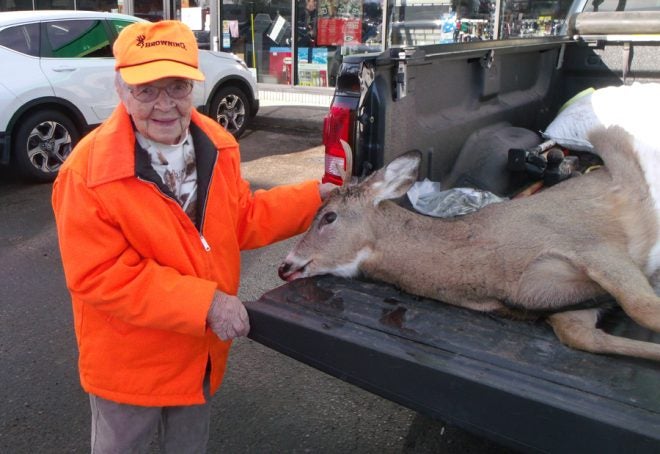 First Hunt, First Kill for This 104-Year-Old Woman